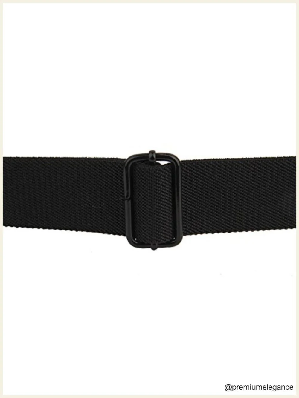 Elastic Invisible Belt Smooth PVC Buckle for Jeans